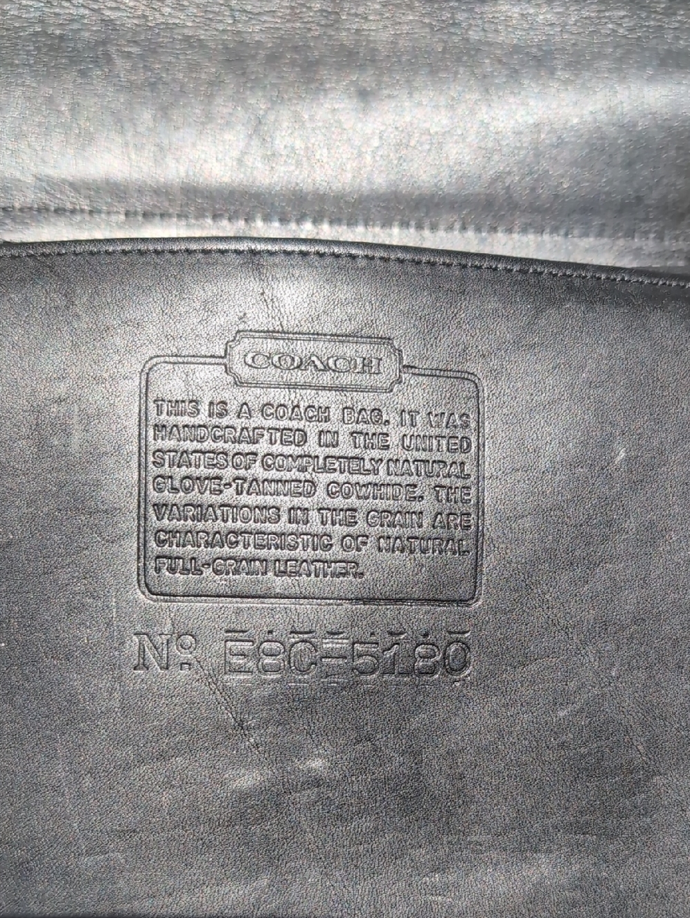 Vintage Coach Black Metropolitan 5180 - Picture 12 of 13